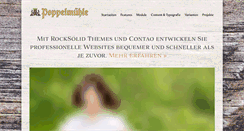 Desktop Screenshot of poppelmuehle.de