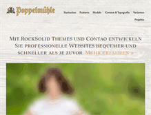 Tablet Screenshot of poppelmuehle.de